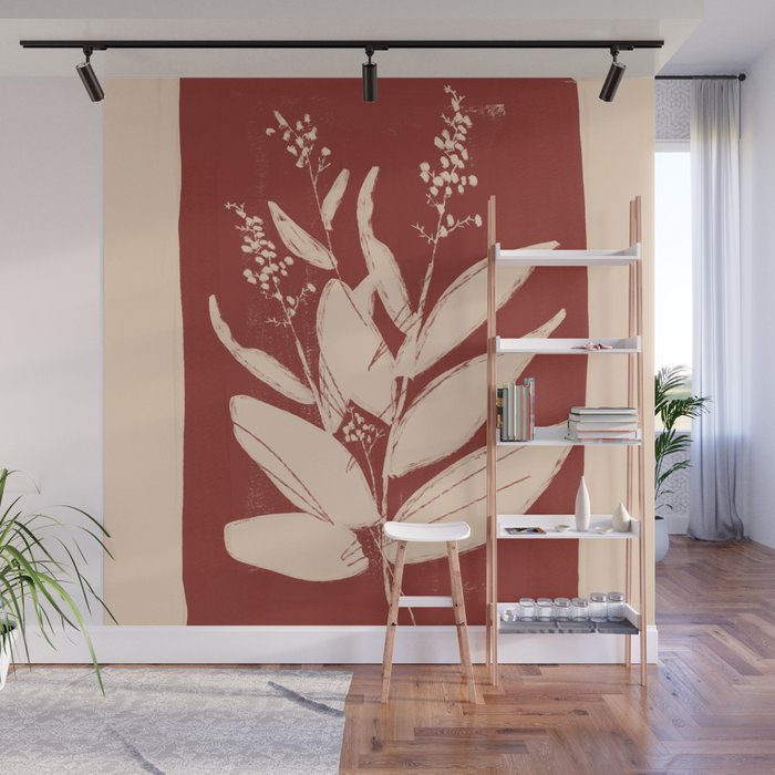 minimal plant 74 Wall Mural Gallery Image 1