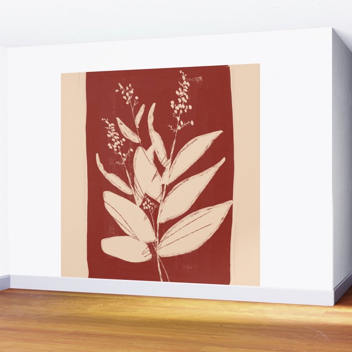 minimal plant 74 Wall Mural Gallery Image 2