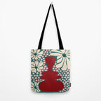 Happy Retro flower vase 1 Tote Bag Gallery Image 2