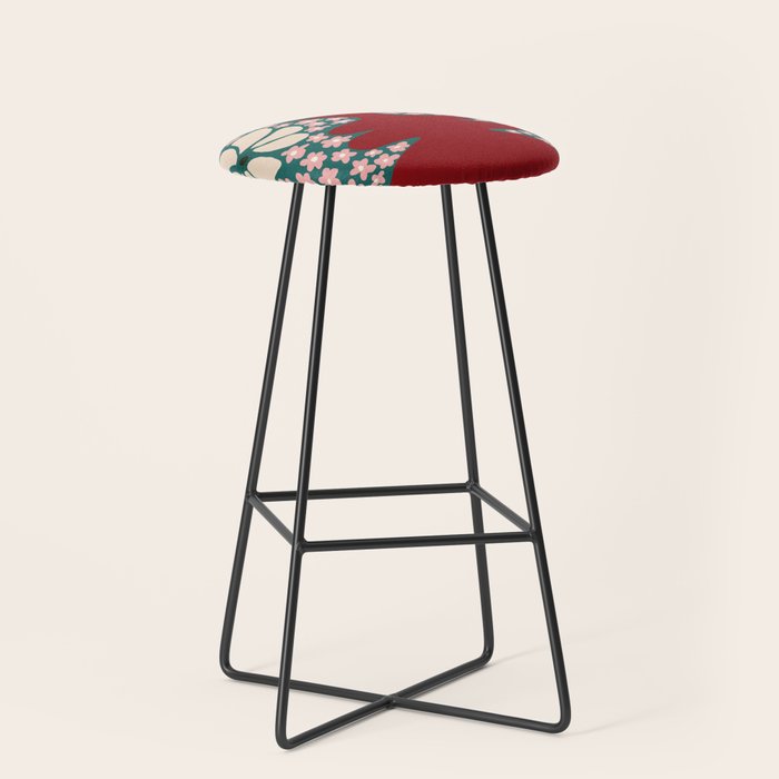 Happy Retro flower vase 1 Stool Gallery Image 1