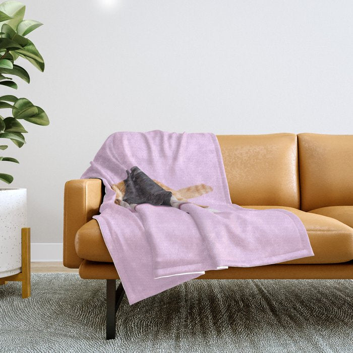SUSHICAT Throw Blanket Gallery Image 1