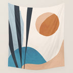 Minimal Abstract Art Landscape 10 Wall Tapestry Gallery Image 4