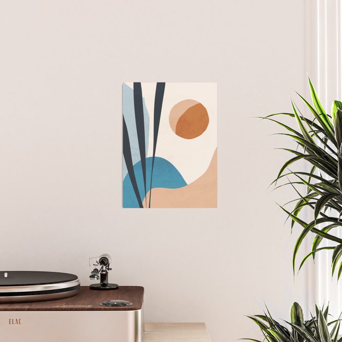 Minimal Abstract Art Landscape 10 Poster Gallery Image 2