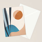 Minimal Abstract Art Landscape 10 Stationery Card Gallery Image 2