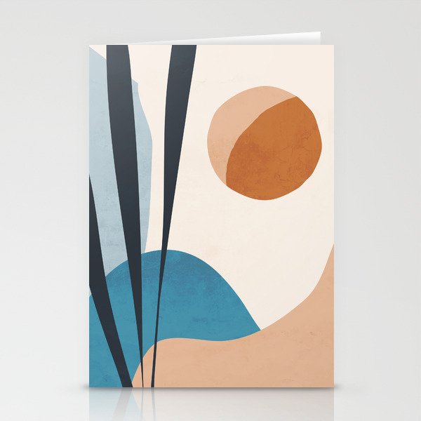Minimal Abstract Art Landscape 10 Stationery Card Gallery Image 2