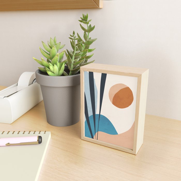 Minimal Abstract Art Landscape 10 Mini Art Print Gallery Image 2