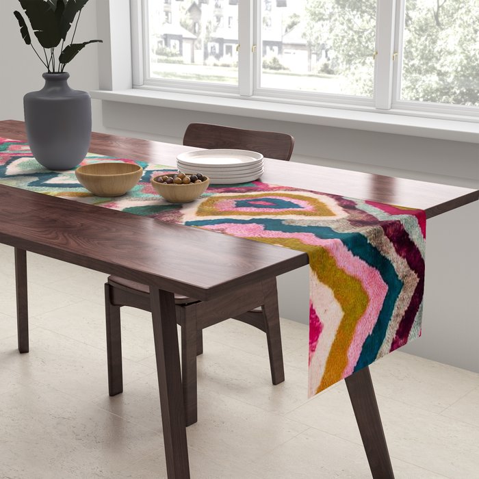 Multicolour Design Table Runner Gallery Image 2
