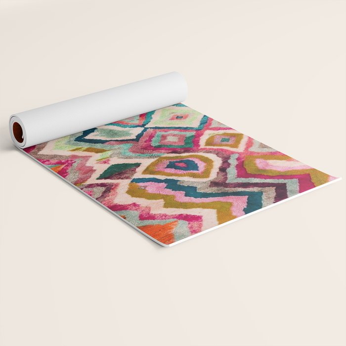 Multicolour Design Yoga Mat Gallery Image 2