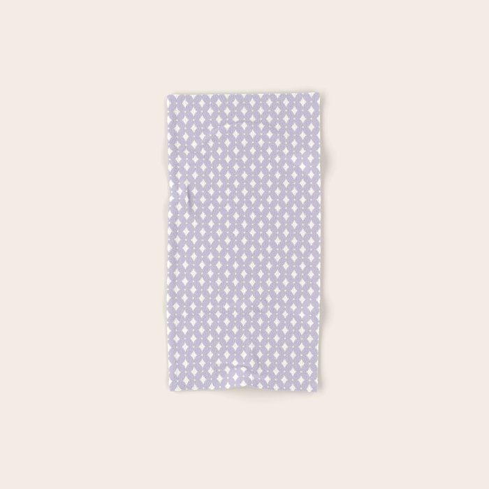 Vintage Stars II Lilac Bath Towel Gallery Image 1