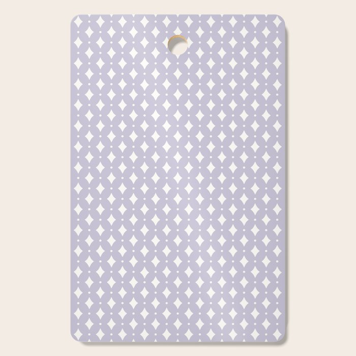 Vintage Stars II Lilac Cutting Board Gallery Image 1