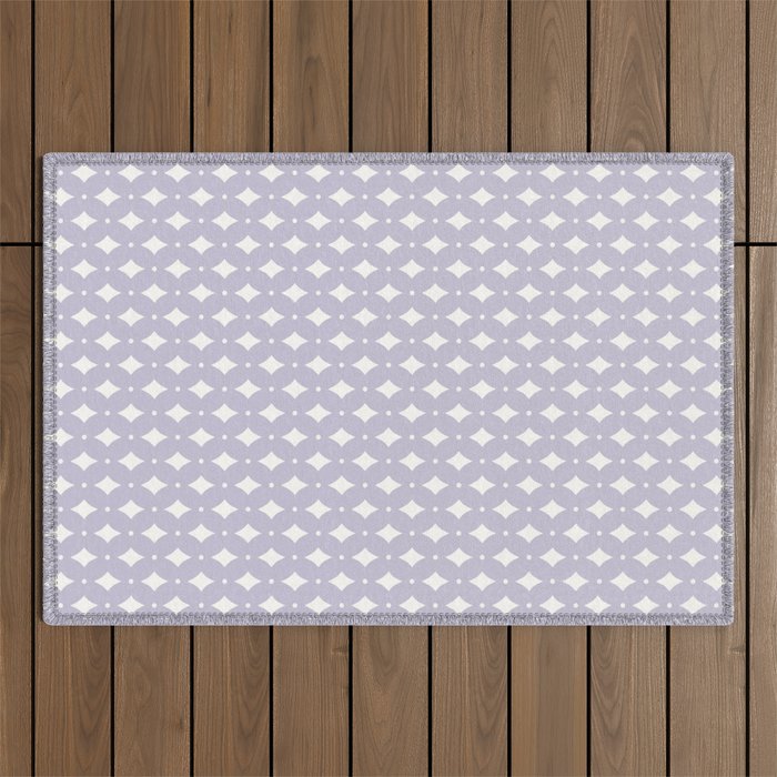 Vintage Stars II Lilac Outdoor Rug Gallery Image 1