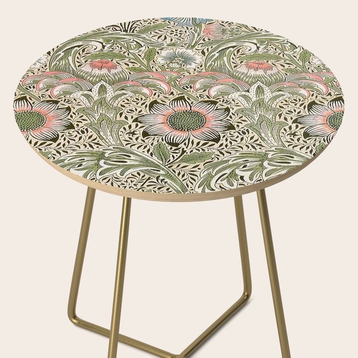 William Morris Corncockle Floral Side Table Gallery Image 2