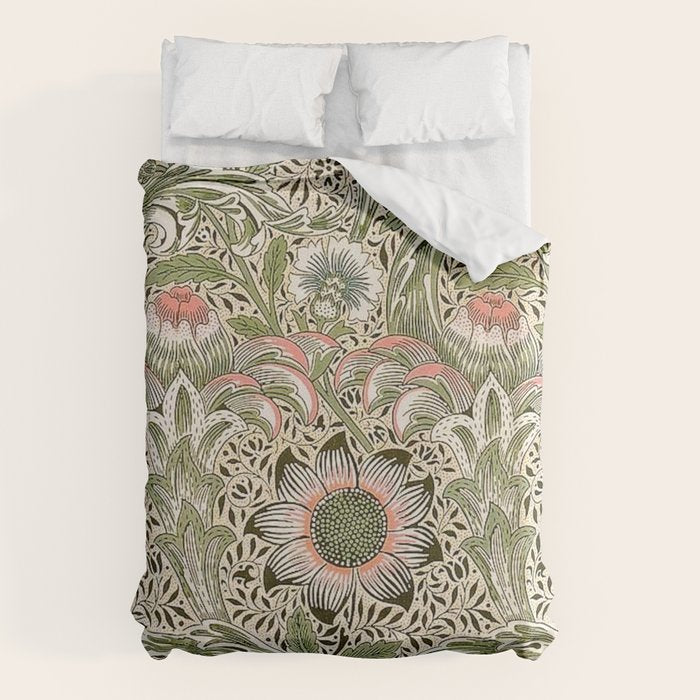 William Morris Corncockle Floral Duvet Cover Gallery Image 6