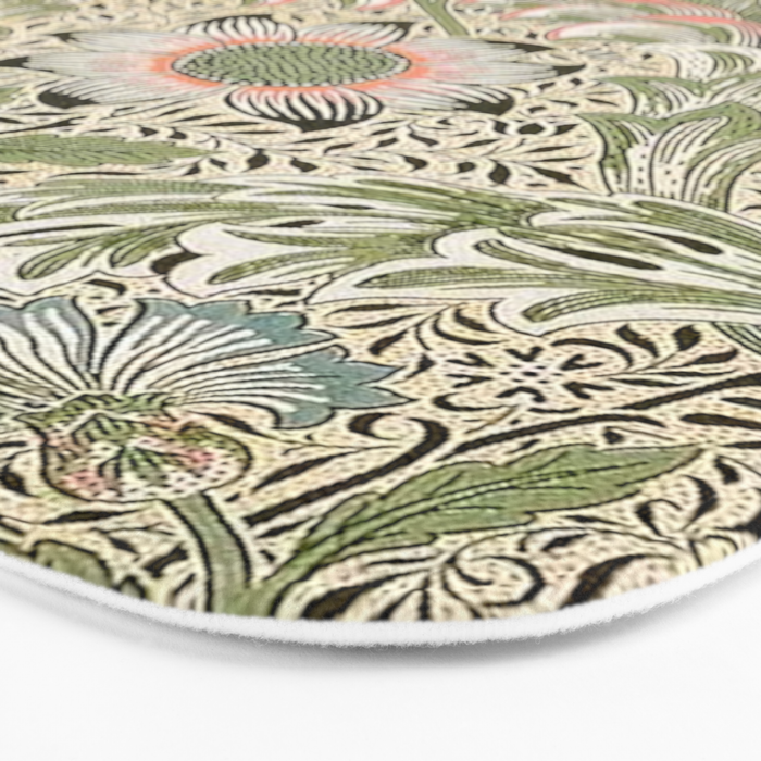William Morris Corncockle Floral Bath Mat Gallery Image 3