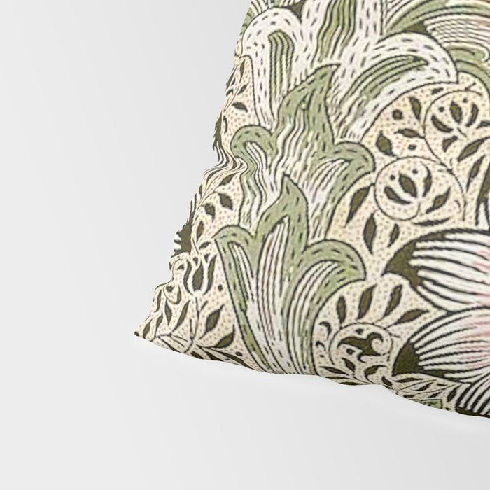 William Morris Corncockle Floral Pillow Sham Gallery Image 4