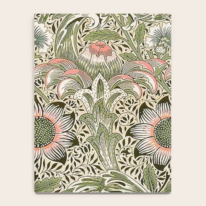 William Morris Corncockle Floral Notebook Gallery Image 4
