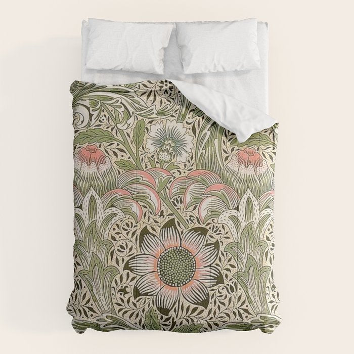 William Morris Corncockle Floral Comforter Gallery Image 6