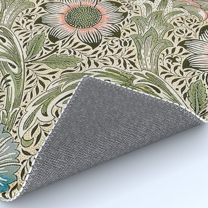 William Morris Corncockle Floral Rug Gallery Image 4