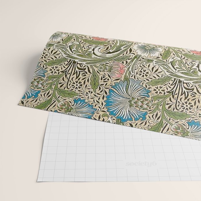 William Morris Corncockle Floral Wrapping Paper Gallery Image 2