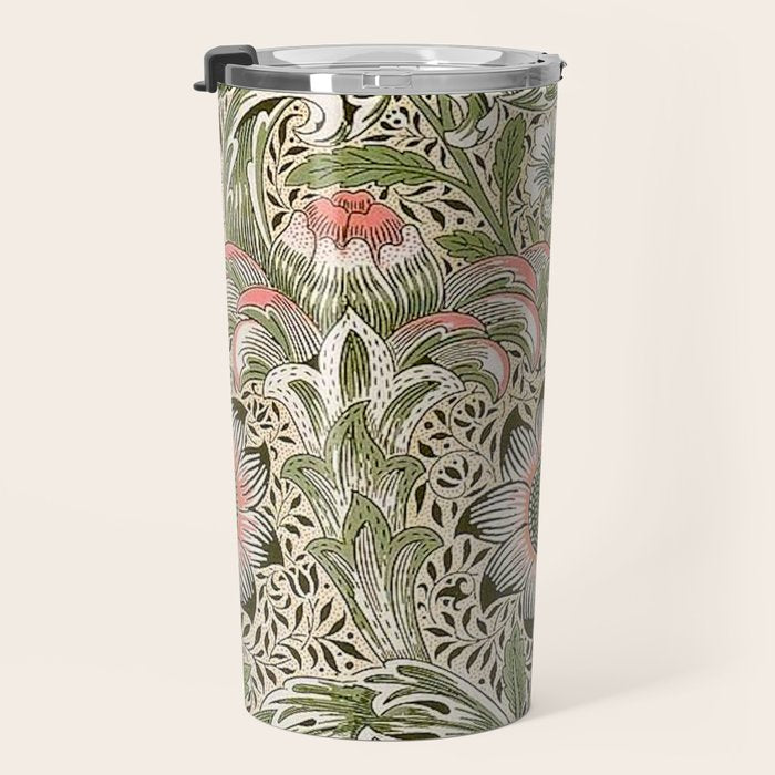 William Morris Corncockle Floral Travel Mug Gallery Image 3