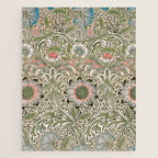 William Morris Corncockle Floral Jigsaw Puzzle Gallery Image 1