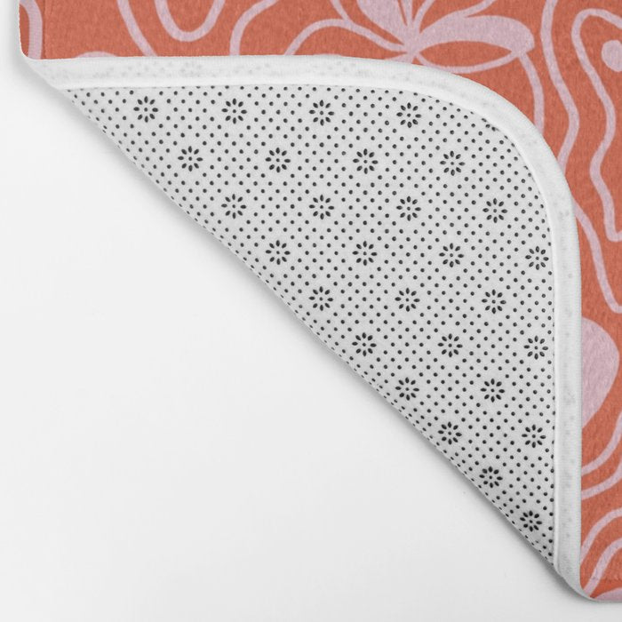 Red and pink strawberries Bath Mat Gallery Image 2