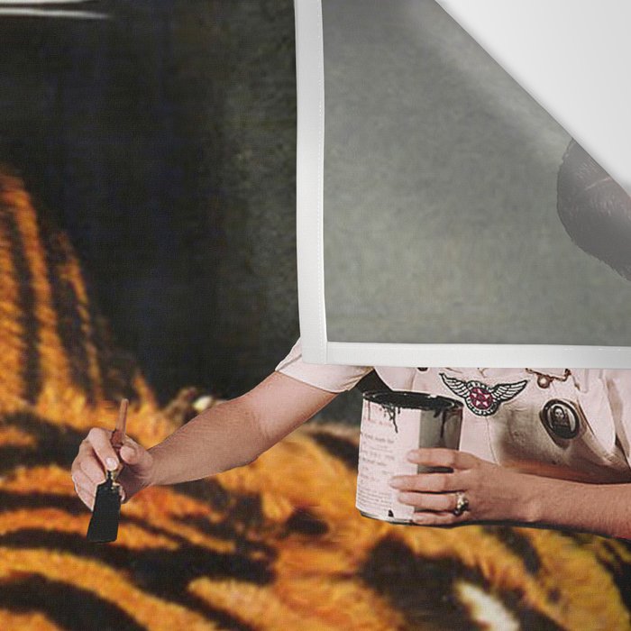 The Making of a Tiger Wall Tapestry Gallery Image 3