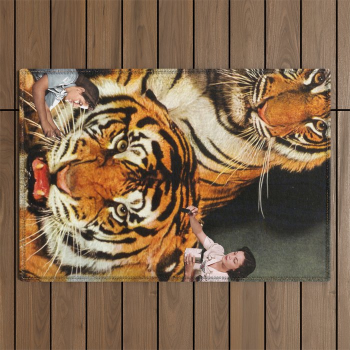 The Making of a Tiger Outdoor Rug Gallery Image 1