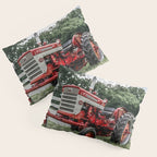International Harvester Farmall 240 Red Tractor McCormick Deering Pillow Sham Gallery Image 3