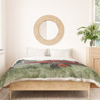 International Harvester Farmall 240 Red Tractor McCormick Deering Duvet Cover Gallery Image 3