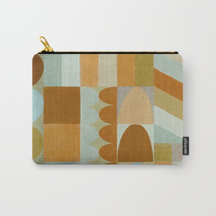 Geometric Shapes & Colors #2 Carry All Pouch Gallery Image 1