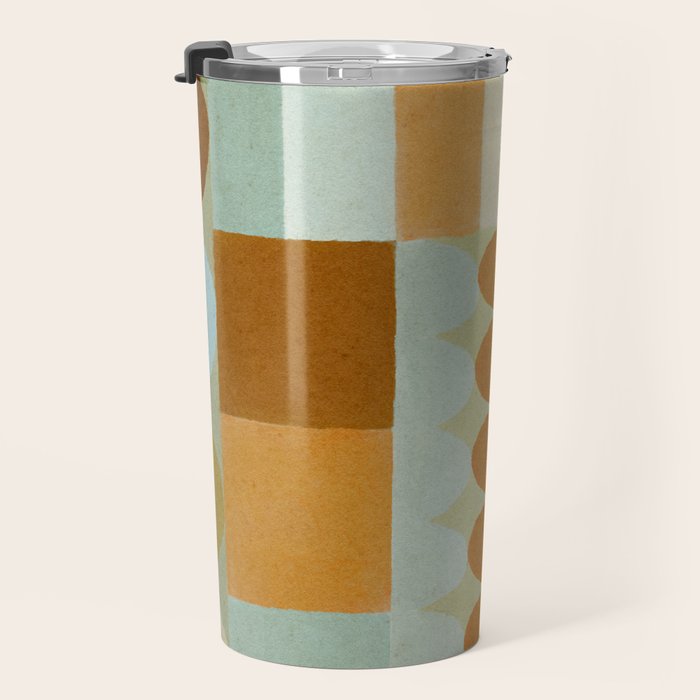 Geometric Shapes & Colors #2 Travel Mug Gallery Image 3