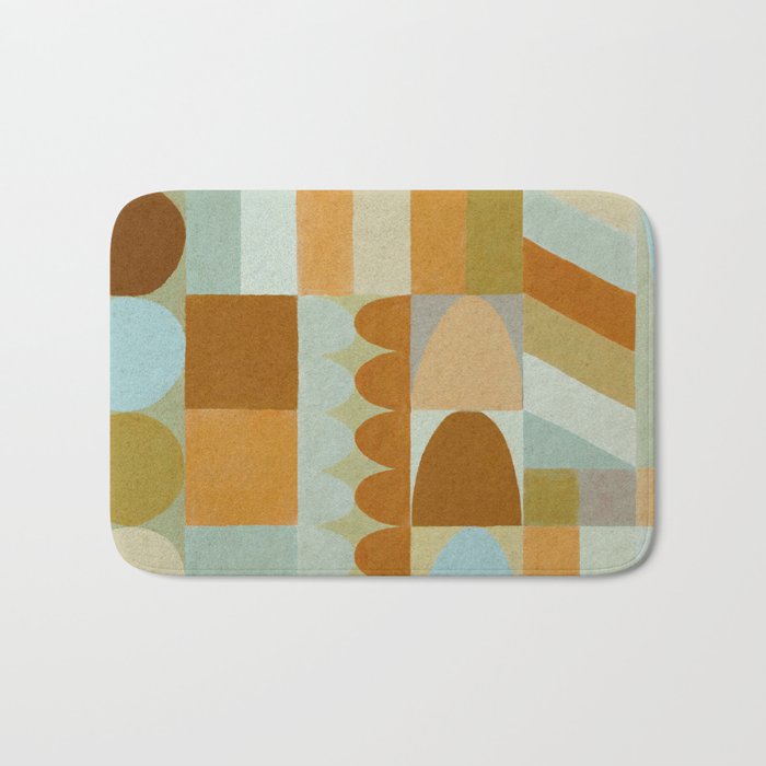 Geometric Shapes & Colors #2 Bath Mat Gallery Image 1
