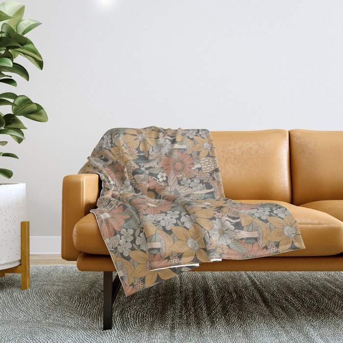 Garden Wonderland Throw Blanket Gallery Image 1