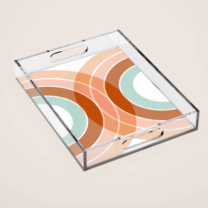 Rainbow reflection Acrylic Tray Gallery Image 1