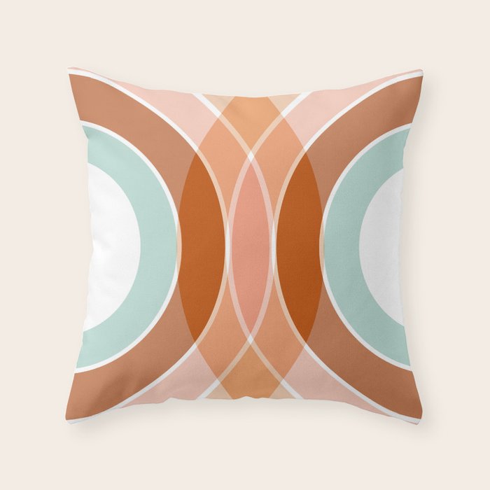 Rainbow reflection Throw Pillow Gallery Image 6