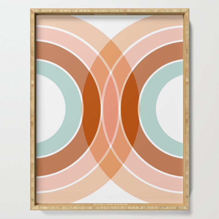 Rainbow reflection Serving Tray Gallery Image 1