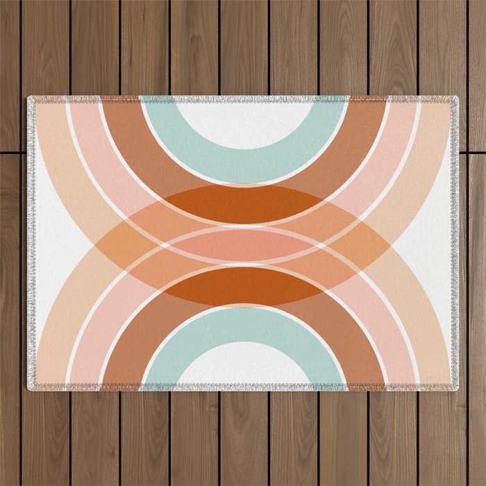 Rainbow reflection Outdoor Rug Gallery Image 1