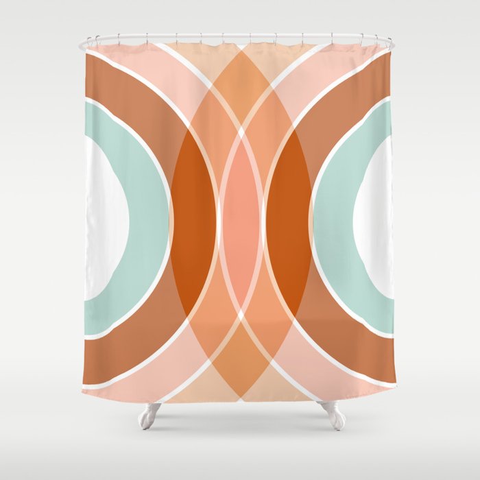 Rainbow reflection Shower Curtain Gallery Image 1