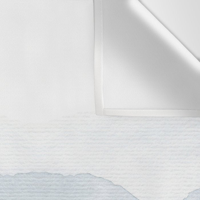 Indigo Abstract Watercolor Mountains Wall Tapestry Gallery Image 3