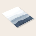Indigo Abstract Watercolor Mountains Notebook Gallery Image 2
