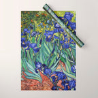 Irises by Vincent van Gogh Wrapping Paper Gallery Image 1