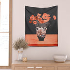 POPPY BOUQUET 2 Wall Tapestry Gallery Image 2