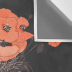POPPY BOUQUET 2 Wall Tapestry Gallery Image 3