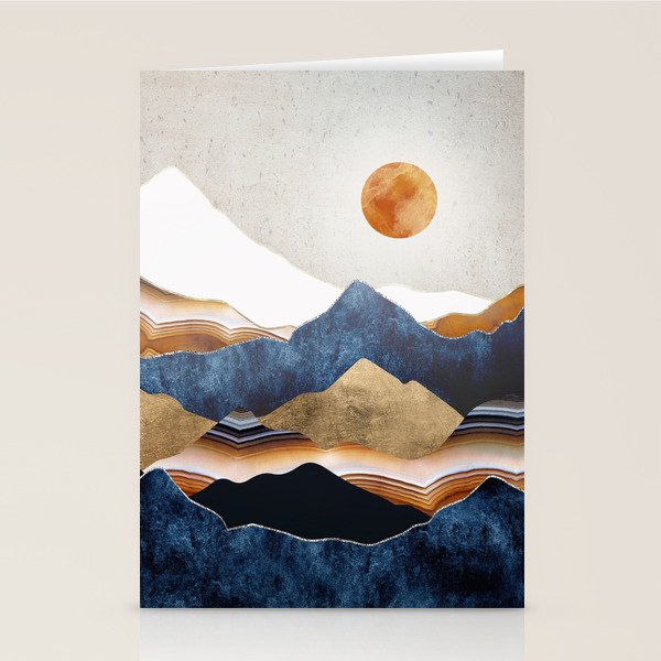 Amber Sun Stationery Card Gallery Image 2