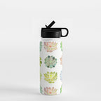 Spring Succulents Water Bottle Gallery Image 1