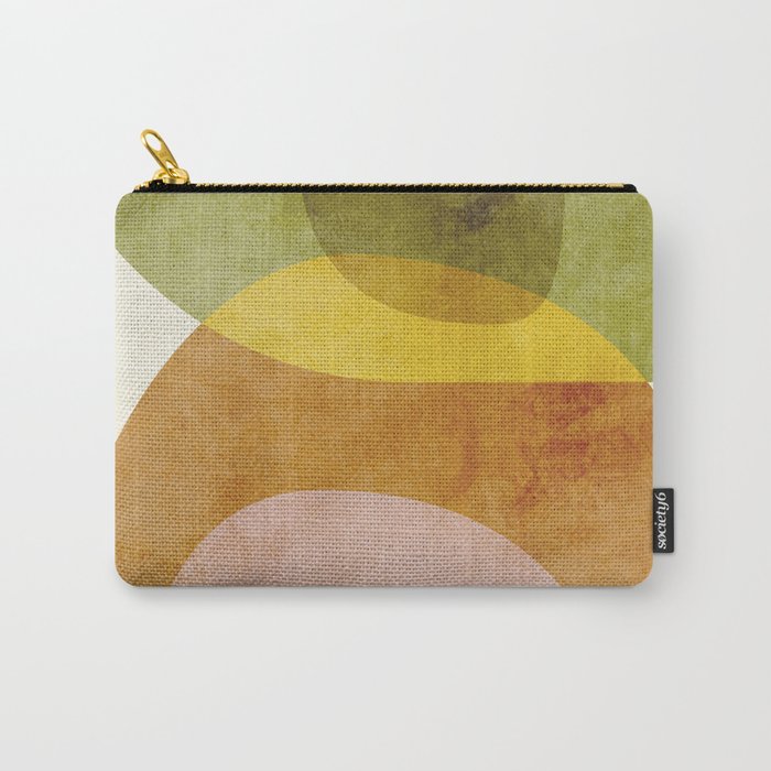 organic shapes boho nature abstract 3 Carry All Pouch Gallery Image 1