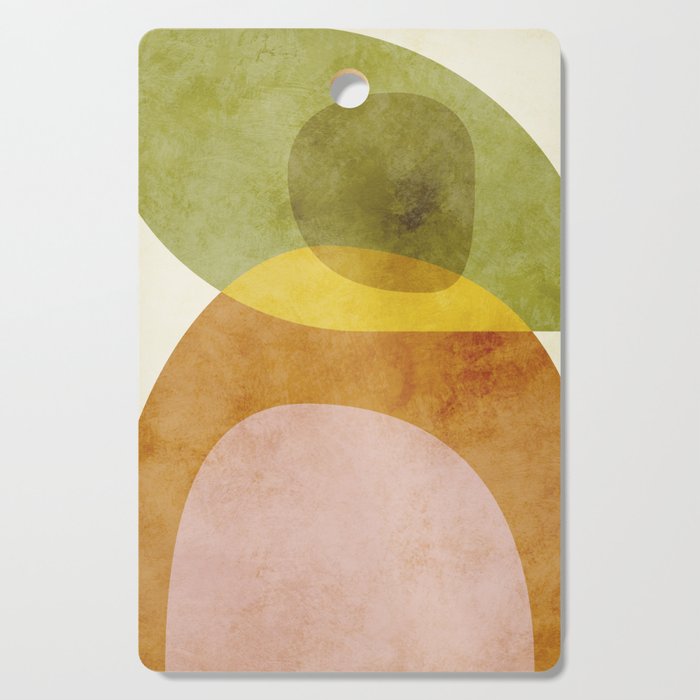 organic shapes boho nature abstract 3 Cutting Board Gallery Image 1