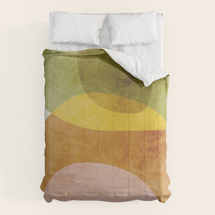 organic shapes boho nature abstract 3 Comforter Gallery Image 6