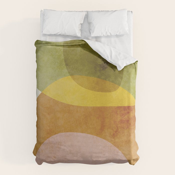 organic shapes boho nature abstract 3 Duvet Cover Gallery Image 6